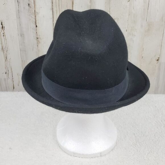 Halogen Wool Fedora Hat Black OS - Picture 4 of 7